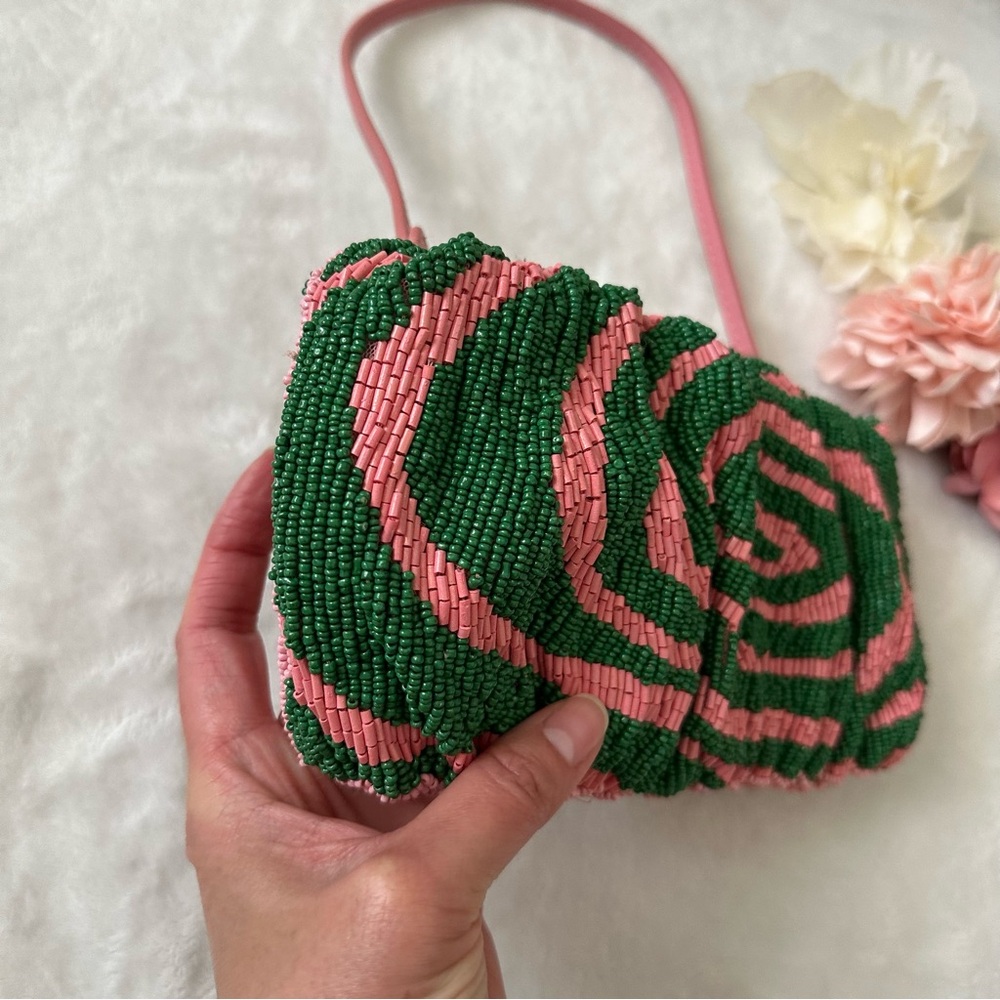 STAUD Beaded Bean Convertible Clutch Bag - Picture 9 of 16
